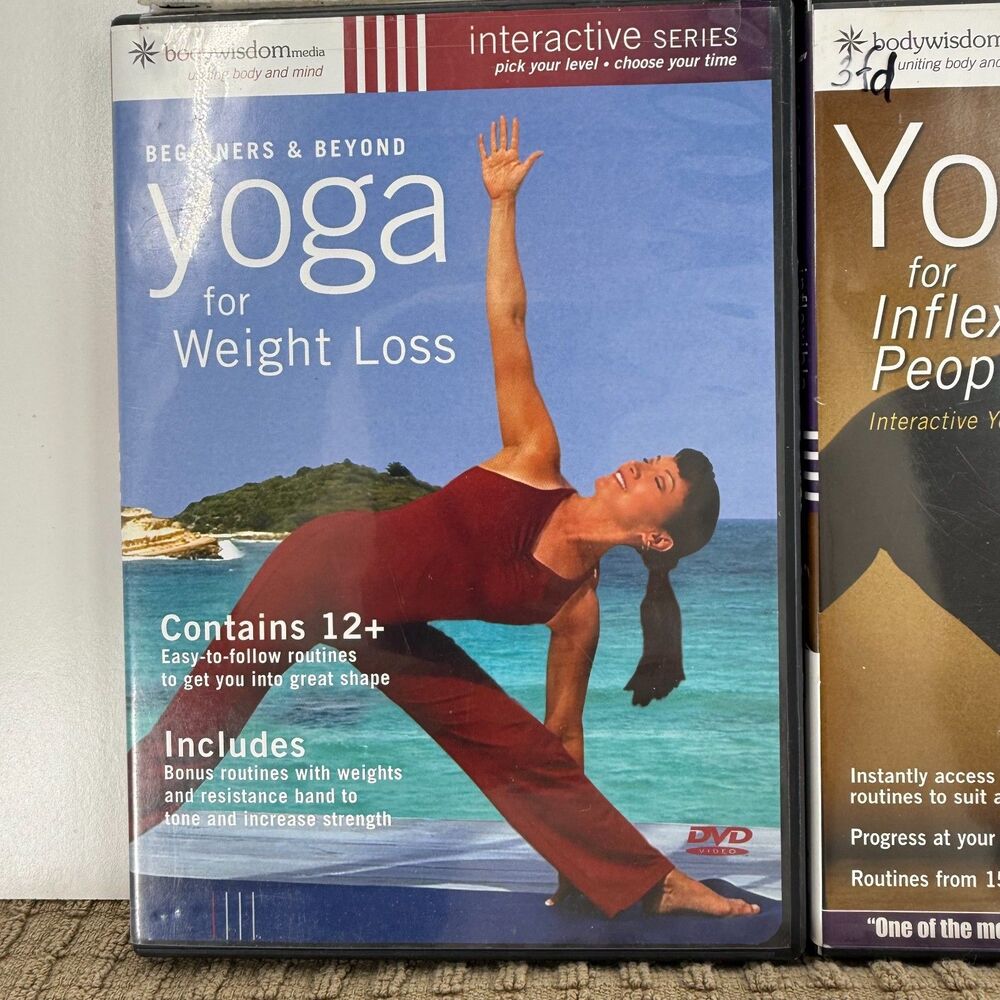 Yoga & Fitness DVD Lot Tamilee Webb + Weight Loss + Inflexible People - Picture 5 of 6